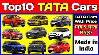 Top10 TATA Cars in India with Price Tata Cars Tata Cars Price List [upl. by Marge]