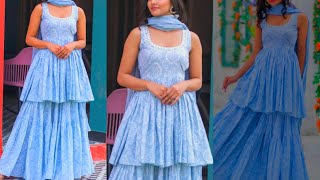 सिर्फ 1मीटर कपड़े से बनाये Peplum Kurti  Easy Kurti Cutting and Stitching [upl. by Arianna]