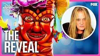 The Reveal Sebastian Bach is Tiki  Season 10  The Masked Singer [upl. by Nazay]