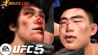 UFC 5  Bruce Lee VS Song Yadong  PS5 [upl. by Oenire]