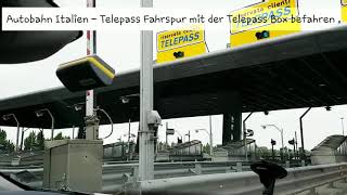 Telepass Italien mit der Telepass Box [upl. by Rodablas]