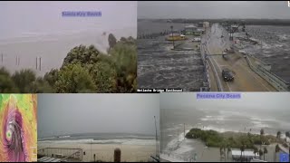 👀Watch 🔴Live Cam from Florida as Hurricane Helene Approaches Multi cam stream [upl. by Ttej]