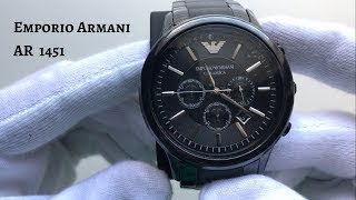 Unboxing original EMPORIO ARMANI CERAMICA AR1451 watch [upl. by Neeruan]