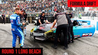 Matt Field Fredric Aasbo crash FD 2022 Long Beach R1 [upl. by Corinna886]