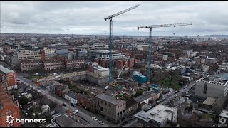 Tower Crane Installation at Camden Yard [upl. by Nwadahs]