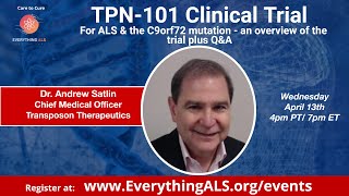 TPN101 Clinical Trial for ALS amp the C9orf72 Mutation  an Overview of the Trial plus QampA [upl. by Lolita]