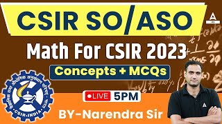 CSIR Recruitment 2023 Arithmetical amp Numerical Ability Class For CSIR 2023 SOASO By Narendra sir [upl. by Boleyn]