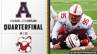 13 Alma vs 11 Cortland Highlights  D3 Football Quarterfinals 2023 [upl. by Crowley]