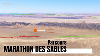 Parcours Marathon des Sables  les étapes [upl. by Fowler]