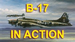 WWII B17 Bombers in action soft restoration video [upl. by Kcirdaed]