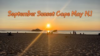 September Sunset in Cape May NJ [upl. by Halehs]