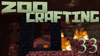 Trapped in the Nether 🐘 Zoo Crafting Episode 33 [upl. by Schwitzer338]