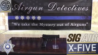 Sig Sauer XFive ASP CO2 Pellet Pistol quotFull Reviewquot By Airgun Detectives [upl. by Adnwahsal]