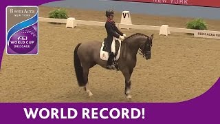 Charlotte Dujadins World Record Breaking Freestyle  Reem Acra FEI World Cup™ Dressage 201314 [upl. by Kumler100]