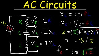 AC Circuits  Impedance amp Resonant Frequency [upl. by Abih]