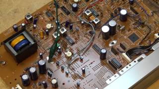 Technics STS 707 Dim display repair [upl. by Ahseikal]