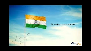 Ae Watan Female Version  Full song with Lyrics  Movie Raazi  Deepika amp Kanchan  Mayur  DeenKa [upl. by Depoliti152]