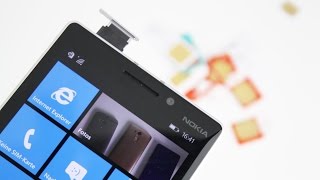 Nokia Lumia 930 Welche SIMKarte gehört rein [upl. by Nylrak]