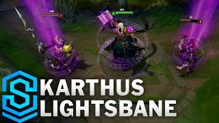 Karthus Lightsbane Skin Spotlight from League of Legends [upl. by Twyla]