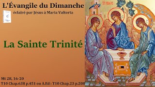 Évangile du dimanche selon Maria Valtorta – La Sainte Trinité [upl. by Harper]