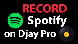 Record a MIX Djay Pro 12 with Spotify [upl. by Sudnac654]