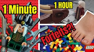 I Try to Build LEGO MOCs in 1min 10min and 1 hour HouseOfTheDragon [upl. by Aneehsak769]