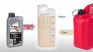 Guide For Mixing 2 Stroke Fuel For Garden Power Tool [upl. by Lorna914]