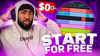 The best way to START making beats FOR FREE [upl. by Eilegna]