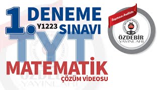 EKİM 2023  TYT 1 DENEME SINAVI MATEMATİK ÇÖZÜM VİDEOLARI [upl. by Sansone735]