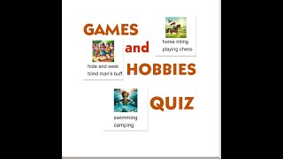 5 SINIF İNGİLİZCE 3ÜNİTE  GAMES AND HOBBIES QUIZ [upl. by Akcimat643]