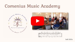 Comenius Music Academy Music Classes by the Moravian Music Foundation 1024 update [upl. by Aneele]