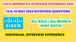 Cisco Apprenticeship Interview Questions 2024  Cisco Apprenticeship Program [upl. by Desirea514]