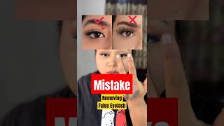 False eyelash tip muatip mua falseeyelash eyelashes parulgargmakeup ytshorts youtubeshorts [upl. by Sirac11]