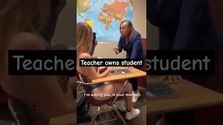 Woke student gets OWNED by a teacher [upl. by Nsaj]