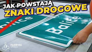 Jak powstają znaki drogowe – Fabryki w Polsce [upl. by Corette73]