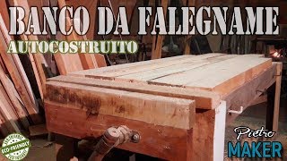 🔴 FAI DA TE  Piallatura del piano di lavoro del mio Banco da Falegname autocostruito [upl. by Nawuq]