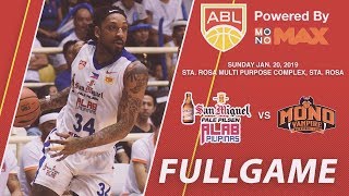 San Miguel Alab Pilipinas v Mono Vampire  FULL GAME  20182019 ASEAN Basketball League [upl. by Glennis]