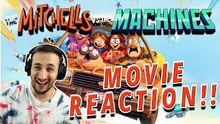 HILARIOUS The Mitchells Vs The Machines MOVIE REACTION First Time Watching [upl. by Atekehs555]