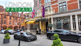 Can You Afford to Walk Here Mayfair Walking Tour Luxury Cars amp Window Shopping 4K HDR 60FPS [upl. by Kreindler]