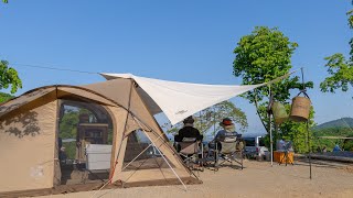 【おすすめテント】夫婦で楽しむ🏕️初心者でも簡単キャンプギア紹介ogawaヴィガス324 [upl. by Cilurzo]