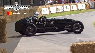 1935 Frazer Nash Monoposto spins out at FOS [upl. by Petunia]