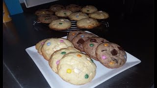 recette cookies facile au chocolat et smarties [upl. by Teddman]