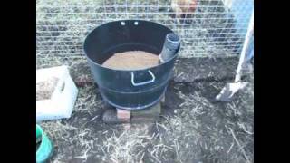 Wicking Barrel Self watering container how to [upl. by Dilks340]