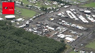 Luftaufnahmen zeigen das ganze Chaos des WackenFestivals [upl. by Lasiaf]