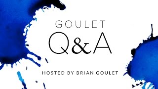 Goulet QampA Episode 146 Top Piston Fillers Growing Fountain Pen Hobby and Flexible Print Writing [upl. by Lesnah]