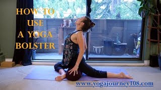 What Do I Do with This Full Yoga Sequence Using a Bolster [upl. by Chester]