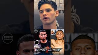 Ryan Garcia REACTS to Rolly Romero vs Isaac Cruz FIGHT sends DUCK message [upl. by Tila]