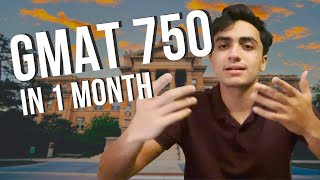 750 on the GMAT in 1 Month with FREE study plan PDF [upl. by Inavoj]