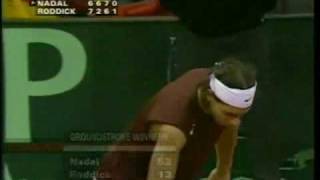 Davis cup final 2004 Andy Roddick v Rafael Nadal 22 [upl. by Aker]