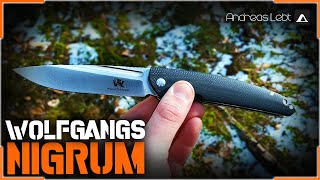 Wolfgangs Nigrum  EDC Folder KlappMesser  Outdoor Survival Bushcraft EDC Ausrüstung Review Test [upl. by Asirak]